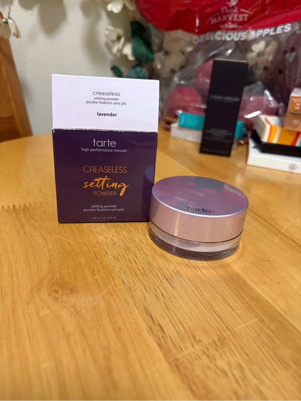 Tarte Creaseless Loose Setting Powder ~LAVENDER full Sz,0.24 oz,New See Details